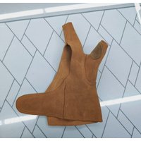Traditional Rapid-Fire Archery Gloves Thumb Pad Leather Reinforced Left/Right-Handed Draw Archery Khaki/Brown/Black Gloves