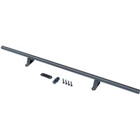 3.3FT(100cm) Sliding Library ladder Hardware Extension Track,Black/Sliver,Excludes Rollers