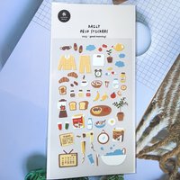 Korean Import Suatelier Good Morning Breakfast Stickers Scrapbooking Diy Journaling Diary Stationery Decor School Sticker 1123