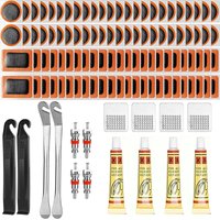 AliExpress NONE Universal Tire Repair Kit - Pro Patch & Vulcanizing Set for Bike, Motorcycle & Off-Road Vehicle Inner Tube Emergency Fix