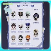 Original MiHoYo Genshin Impact Fatui Harbinger Series Chibi Blind Box Figures Game Peripheral Collection Ornament Boy Gift