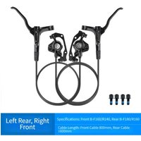 AliExpress NONE Hydraulic Disc Brake MT200 Dual Piston for Mountain Bike with Aluminum Alloy Levers and 800mm 1600mm Tubing Setup