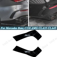 For Mercedes Benz C118 AMG CLA35 CLA45 CLA45S AMG Car Rear Bumper Diffuser Side Splitters Lip Protector Spoiler Body Kits