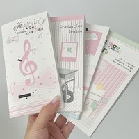 Korean Pocket Musical Notebook A6 Blank Portable Daily Planner Student Classroom Note Error Correction Travel Journal Sketchbook