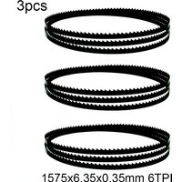 3pcs SK5 Bandsaw Blades 1575mm*6.35mm*0.35mm 6TPI Woodworking Tools Accessories Wood Cutting Accept customization