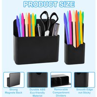 Magnet Pen Holder for Fridge whiteboard marker storage box wall-mounted magnetic pen holder for blackboard storage cabinet