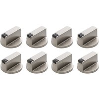 Top Sale Stove Handle, 6Mm Zinc Alloy Control Knob Oven Switch Universal Silver Gas Stove Control Knob, Suitable For Oven Stove