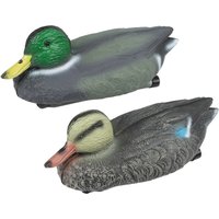 2 Pcs Realistic Floating Duck Decoys Set For Ducks For Garden Pond For Waterfowl Hunting Park Lake Simulated Duck Decor