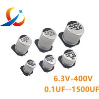 10pcs SMD Electrolytic Capacitor 6.3V 10V 16V 25V 35V 50V 63V 100V 400V 1UF 10UF 22UF 47UF 100UF 220UF 470UF 1000UF Original NEW