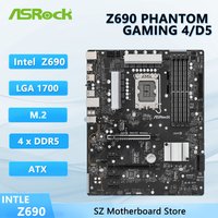 ASROCK Z690 PHANTOM GAMING 4/D5 Motherboard Intel Z690 LGA1700 DDR5 M.2 SATA ATX support i7-14700K i5-14490 i9-13900F i5-13400F