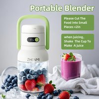 Tragbarer Entsafter, 33oz. Gefäß, USB-C wiederaufladbar, leicht zu reinigen, geeignet zum Entsaften von Obst und Gemüse,