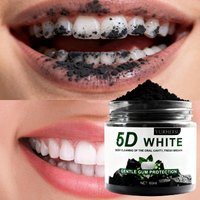 Bamboo Charcoal Teeth Whitening Powder Natural Organic Removes Stains Bad Breath Oral Care 60G