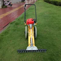 New Four-stroke Hand-pushed Lawn Mower Small Lawn Mower Opens Up Wasteland Garden Agricultural Lawn Mow