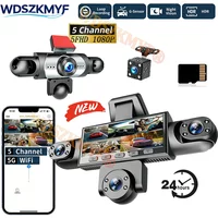 Upgrade 4/5Channel 360 Degree Car Dvr 1080P Video Recorder WiFi APP Dashcam 24h Parking Monitor Rear View Camera Car Recorder