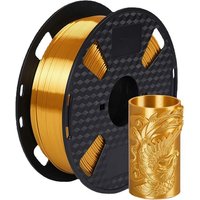 3D Printer Filament PLA 1.75mm Silk Filament PLA 1kg 500g 250g 3D Printing Material Shiny Filament Gold Black Silver Multipack