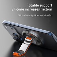 Desktop Phone Holder 360° Rotation Adjustable sided Magnetic Finger Ring Phone Stand Universal Portable Smartphone Holder