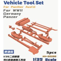 Heavy Hobby 3D Print kit HH-35009 1/35 Vehicle Tool Set for Panther for WWII Germany Panzer