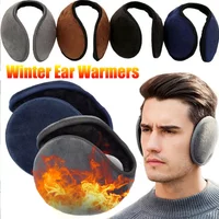 AliExpress NONE Winter Thicken Fur Earmuffs for Men Women Velvet Ear Cover Outdoor Cycling Skiing Warm Plush Fleece Winter Ear Muffs Protector