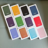 For Magsafe wallet Magnetic Card holder Case For iPhone 17 16 13 16 15 12 14 Pro Max Plus S25 S24 S23 Phone Leather Bag Cover