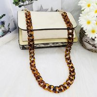 Leopard Messenger Bag Chain 37/60/120cm Retro Style Bag Pendant Chain Shoulder Strap Detachable Bag Chain Charms