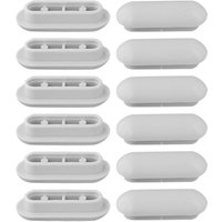 Toilet Cover Bumper Buffer Fitting Replacement Shock-proof Toilets Seat 12x ABS+TPE Accessory Assembly Bathroom