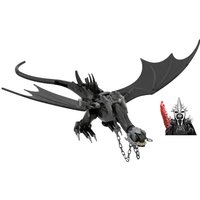 MOC Orcs Elves Dwarves Middle earth Evil Dragon Model Soldiers Building Blocks Children's Creative Toy Ornaments 128pcs