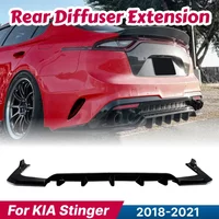 1 zestaw dodatkowych przedłużek tylnego dyfuzora do KIA Stinger 2018 2019 2020 2021 Zestaw ABS Tylny spojler Dyfuzor Tylna warga tylna