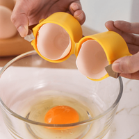High-Quality Food-Grade Portable Egg Peeler & Separator, Eggshell Cracker, Egg Beater, Egg White Separator, Kitchen Egg Opener