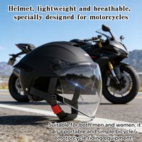 Motorcycle helmet protection all-season universal riding helmet lightweight breathable quick buckle helmet men's helmet