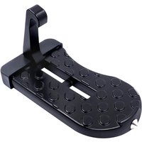 Foldable Car Door Step Pedal with Window Breaker, Universal SUV Roof Access Foot Peg