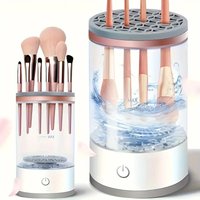 USB Powered Makeup Brush Cleaner And Dryer Odorless Battery Free Plug And Play Essential Beauty Tool For Cosmetic Brushes