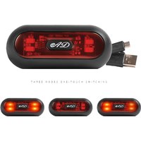 AliExpress Motorcycle Bicycle Helmet Safety Signal Warning Rear Lamp Waterproof Moto Helmet LED Light Luces Para Casco Bike Taillight