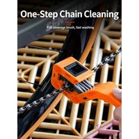 AliExpress NONE Tolex Bicycle Chain Cleaner Portable MTB Chain Washer Machine with Brush Scrubber Tool Bike Scrubber Washer Tool Bike Accessory