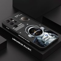 Astronaut Angel Phone Case For Samsung Galaxy S25 VS24 S23 S22 S21 S20 Ultra Plus FE S10 S9 S10E Note 20 ultra 10 9 Plus Cover