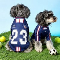 No.23 Mesh Breathable Dog Jersey Basketball Clothing Schnauzer Teddy Sport Puppy T-Shirts Summer Pet Cat Shirts for Small Dogs