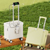 18/20-inch Suitcase Trip Cabin for Women Multi-Functional Silent-Wheel Trolley Case Small Lightweight Combination Lock Luggage