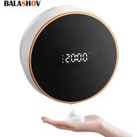 Touchless Automatic Sensor Soap Dispenser Foam Type-C Charging Smart Induction Hand Washer with Temperature Digital Display