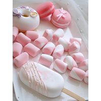 10Pcs Simulation Cotton Candy Model Fake Cake Wedding Party/Baby Shower/Christmas Dessert Ornaments Photography Props Home Decor