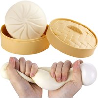 Dumpling Squishy Large Size BaoZi Decompression Soft Squeeze Stress Ball Sensory Fidget Toys Anxiety Relief Gifts For Adult Kids