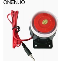 DC 12V Wired Mini Horn Siren Home Security Sound Alarm System 105dB Anti-theft Alarm Horn Wired Durable Alarm For Home Security
