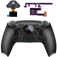 eXtremeRate SPARK Remappable 4 Back Buttons Set for ps5 Controller BDM-010 020, Display + Clicky Trigger Stops + Ergonomic Grips image 4