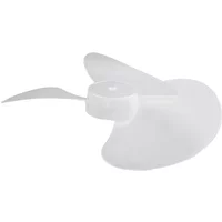12 Inches Plastic Fan Blade Three-leaf Blades Standing Pedestal Floor Wall Fan Accessories Fans Replacement Parts