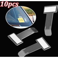 Universal Car Parking Ticket Clip Windshield Sticker Ticket Holder Card Bill Stand Organizer Auto Interior Accessories