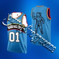 FamilyMatching New Unisex Retro Basketball Jersey Tank Top Billie "Hit Me Hard and Soft" Breathable Streetwear Sports Vest