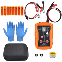 EM288 Fuel Injector Tester DIY Cleaner Set 8 Pulse Modes Car Fuel Cleaning Injector Work with Fuel Pressure Tester Car