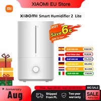 XIAOMI Luftbefeuchter 2 Lite Luftbefeuchter mit Befeuchtung 300 ml/h, Wassertank mit 99,9 % antibakterieller Wirkungsgrad, 4 l Fassungsvermögen
