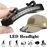 Outdoor LED Hat Clip Light Super Bright Headlamp Clip on Cap Hat Torch for Fishing Camping Hunting