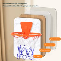 1PC Wall Frame Stand Lifting Basket Hanging Backboard Indoor Safety Funny Game Kids Mini Home Exercise Basketball Hoop Set