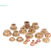 5Pcs Flanging Self-Lubricating Bearing Powder Metallurgy Oil Copper Bushing Guide Sleeve With Stepped Flange Hardware
