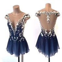 Customized figure skating ladies' and girls' skating skirts for the skating skirt team
